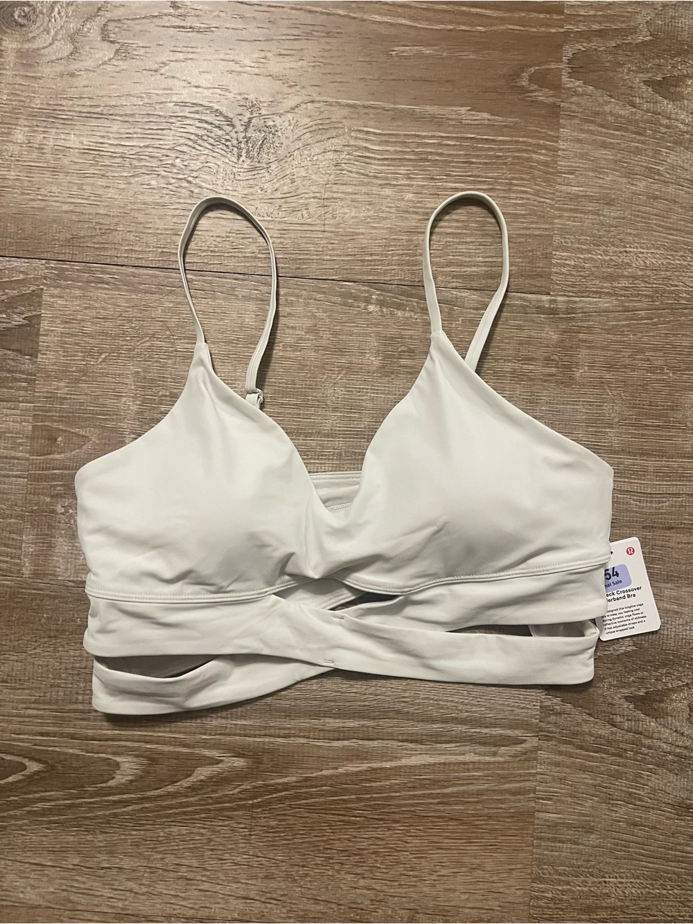 lululemon athletica under band bra- white